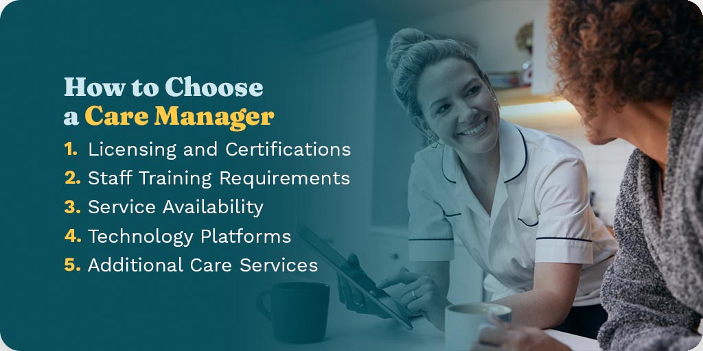 How to Choose a Care Manager
